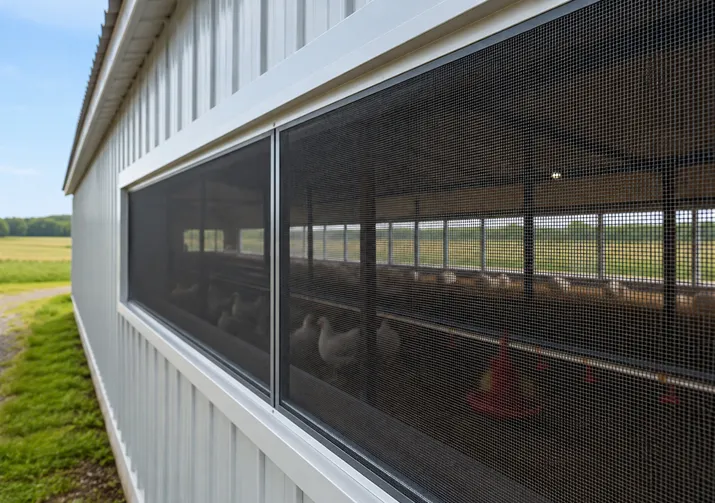 Aluminium Pleated Mesh of Farm
